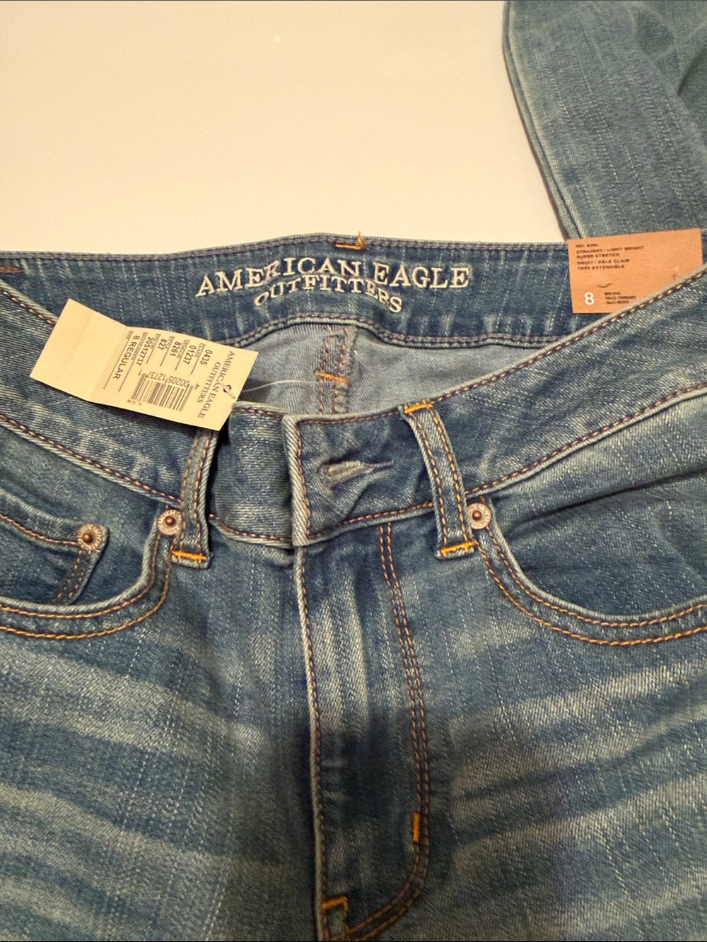 NWT  A& E Women’s  Light Blue Stretch Slim Jeans - Picture 4 of 8